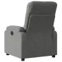 Sillón reclinable tela de microfibra gris oscuro de , Sillones - Ref: Foro24-373451, Precio: 226,74 €, Descuento: %