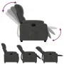 Sillón reclinable tela de microfibra gris oscuro de , Sillones - Ref: Foro24-373451, Precio: 226,74 €, Descuento: %