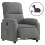 Sillón reclinable eléctrico tela de microfibra gris oscuro de , Sillones - Ref: Foro24-3204917, Precio: 274,51 €, Descuento: %