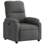 Sillón reclinable eléctrico tela de microfibra gris oscuro de , Sillones - Ref: Foro24-3204917, Precio: 250,55 €, Descuento: %