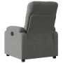 Sillón reclinable eléctrico tela de microfibra gris oscuro de , Sillones - Ref: Foro24-3204917, Precio: 274,51 €, Descuento: %