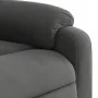 Sillón reclinable eléctrico tela de microfibra gris oscuro de , Sillones - Ref: Foro24-3204917, Precio: 274,51 €, Descuento: %