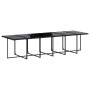 Set comedor de jardín con cojines 13 pzas ratán sintético negro de , Conjuntos de jardín - Ref: Foro24-3211123, Precio: 806,5...