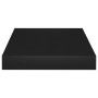 Estante flotante pared 2 uds MDF negro 23x23,5x3,8 cm en Estanterías | Comprar online en Foru.es
