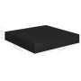 Estante flotante pared 2 uds MDF negro 23x23,5x3,8 cm en Estanterías | Comprar online en Foru.es