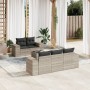 Set de sofás de jardín 6 pzas y cojines ratán sintético gris de , Conjuntos de jardín - Ref: Foro24-3254639, Precio: 450,50 €...