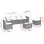 Set de sofás de jardín 7 pzas con cojines ratán PE gris claro de , Conjuntos de jardín - Ref: Foro24-3218812, Precio: 445,39 ...