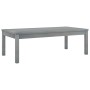 Mesa de centro de madera maciza de acacia gris 100x50x33 cm de vidaXL, Mesas de jardín - Ref: Foro24-311828, Precio: 68,49 €,...