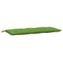 Cojín para banco de jardín tela verde melange 120x50x7 cm de , Cojines para sillas y sofás - Ref: Foro24-4002547, Precio: 35,...