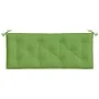 Cojín para banco de jardín tela verde melange 120x50x7 cm de , Cojines para sillas y sofás - Ref: Foro24-4002547, Precio: 28,...