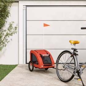 Remolque de bicicleta mascotas hierro tela Oxford naranja de , Cochecitos para mascotas - Ref: Foro24-93956, Precio: 101,99 €...
