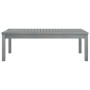 Mesa de centro de madera maciza de acacia gris 100x50x33 cm de vidaXL, Mesas de jardín - Ref: Foro24-311828, Precio: 68,49 €,...
