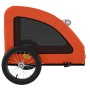 Remolque de bicicleta mascotas hierro tela Oxford naranja de , Cochecitos para mascotas - Ref: Foro24-93956, Precio: 101,99 €...