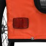 Remolque de bicicleta mascotas hierro tela Oxford naranja de , Cochecitos para mascotas - Ref: Foro24-93956, Precio: 101,99 €...