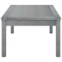 Mesa de centro de madera maciza de acacia gris 100x50x33 cm de vidaXL, Mesas de jardín - Ref: Foro24-311828, Precio: 68,49 €,...