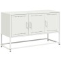 Mueble para TV de acero blanco 100,5x39x60,5 cm de , Muebles TV - Ref: Foro24-846481, Precio: 104,04 €, Descuento: %