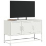 Mueble para TV de acero blanco 100,5x39x60,5 cm de , Muebles TV - Ref: Foro24-846481, Precio: 104,04 €, Descuento: %