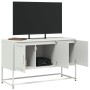 Mueble para TV de acero blanco 100,5x39x60,5 cm de , Muebles TV - Ref: Foro24-846481, Precio: 104,04 €, Descuento: %