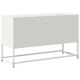 Mueble para TV de acero blanco 100,5x39x60,5 cm de , Muebles TV - Ref: Foro24-846481, Precio: 104,04 €, Descuento: %