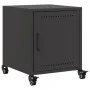 Mesita de noche acero negra 36x39x43,5 cm by , Nightstands - Ref: Foro24-846614, Price: 47,48 €, Discount: %