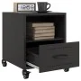 Mesitas de noche 2 uds acero negra 36x39x43,5 cm de , Mesitas de noche - Ref: Foro24-846705, Precio: 76,42 €, Descuento: %