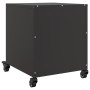 Mesitas de noche 2 uds acero negra 36x39x43,5 cm de , Mesitas de noche - Ref: Foro24-846705, Precio: 77,16 €, Descuento: %