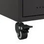 Mesitas de noche 2 uds acero negra 36x39x43,5 cm de , Mesitas de noche - Ref: Foro24-846705, Precio: 76,42 €, Descuento: %