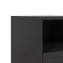 Mesitas de noche 2 uds acero negra 36x39x43,5 cm de , Mesitas de noche - Ref: Foro24-846705, Precio: 76,42 €, Descuento: %