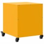 Mesitas de noche 2 uds acero amarillo mostaza 36x39x43,5 cm de , Mesitas de noche - Ref: Foro24-846621, Precio: 75,49 €, Desc...