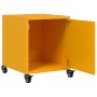 Mesitas de noche 2 uds acero amarillo mostaza 36x39x43,5 cm de , Mesitas de noche - Ref: Foro24-846621, Precio: 75,49 €, Desc...