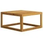 Mesa de centro de madera maciza de acacia 68x68x29 cm de vidaXL, Sofás modulares de exterior - Ref: Foro24-311866, Precio: 80...