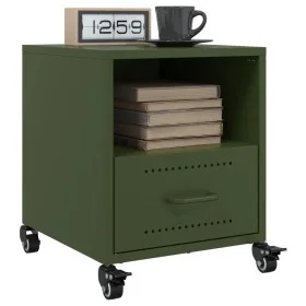 Nachttische, 2 Stück, Olivengrünes Stahl, 36x39x43,5 cm. von , Nachttische - Ref: Foro24-846713, Preis: 80,49 €, Rabatt: %