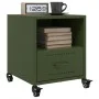 Mesitas de noche 2 unidades acero verde oliva 36x39x43,5 cm by , Nightstands - Ref: Foro24-846713, Price: 80,49 €, Discount: %
