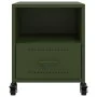 Mesitas de noche 2 unidades acero verde oliva 36x39x43,5 cm by , Nightstands - Ref: Foro24-846713, Price: 80,49 €, Discount: %