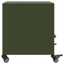 Mesitas de noche 2 unidades acero verde oliva 36x39x43,5 cm by , Nightstands - Ref: Foro24-846713, Price: 80,49 €, Discount: %