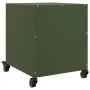 Mesitas de noche 2 unidades acero verde oliva 36x39x43,5 cm by , Nightstands - Ref: Foro24-846713, Price: 80,49 €, Discount: %