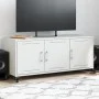 Mueble para TV acero laminado en frío blanco 100,5x39x43,5 cm de , Muebles TV - Ref: Foro24-846649, Precio: 100,25 €, Descuen...