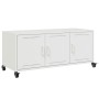 Mueble para TV acero laminado en frío blanco 100,5x39x43,5 cm de , Muebles TV - Ref: Foro24-846649, Precio: 96,73 €, Descuent...