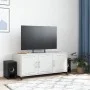 Mueble para TV acero laminado en frío blanco 100,5x39x43,5 cm de , Muebles TV - Ref: Foro24-846649, Precio: 100,25 €, Descuen...