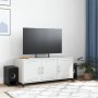 Mueble para TV acero laminado en frío blanco 100,5x39x43,5 cm de , Muebles TV - Ref: Foro24-846649, Precio: 96,73 €, Descuent...