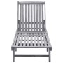 Tumbona de madera maciza de acacia de vidaXL, Tumbonas - Ref: Foro24-311872, Precio: 168,64 €, Descuento: %