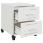 Mesitas de noche 2 unidades acero blanco 36x39x43,5 cm de , Mesitas de noche - Ref: Foro24-846637, Precio: 99,14 €, Descuento: %