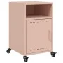 Mesita de noche acero rosa 36x39x59 cm de , Mesitas de noche - Ref: Foro24-846718, Precio: 47,04 €, Descuento: %