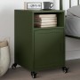Mesita de noche acero verde oliva 36x39x59 cm de , Mesitas de noche - Ref: Foro24-846724, Precio: 65,23 €, Descuento: %