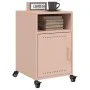 Mesita de noche acero rosa 36x39x59 cm de , Mesitas de noche - Ref: Foro24-846718, Precio: 47,04 €, Descuento: %