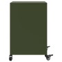 Mesita de noche acero verde oliva 36x39x59 cm de , Mesitas de noche - Ref: Foro24-846724, Precio: 65,23 €, Descuento: %