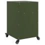 Mesita de noche acero verde oliva 36x39x59 cm de , Mesitas de noche - Ref: Foro24-846724, Precio: 65,23 €, Descuento: %