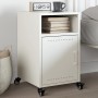 Mesita de noche acero blanco 36x39x59 cm de , Mesitas de noche - Ref: Foro24-846726, Precio: 47,13 €, Descuento: %