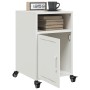 Mesita de noche acero blanco 36x39x59 cm de , Mesitas de noche - Ref: Foro24-846726, Precio: 47,13 €, Descuento: %
