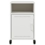 Mesita de noche acero blanco 36x39x59 cm de , Mesitas de noche - Ref: Foro24-846726, Precio: 47,13 €, Descuento: %